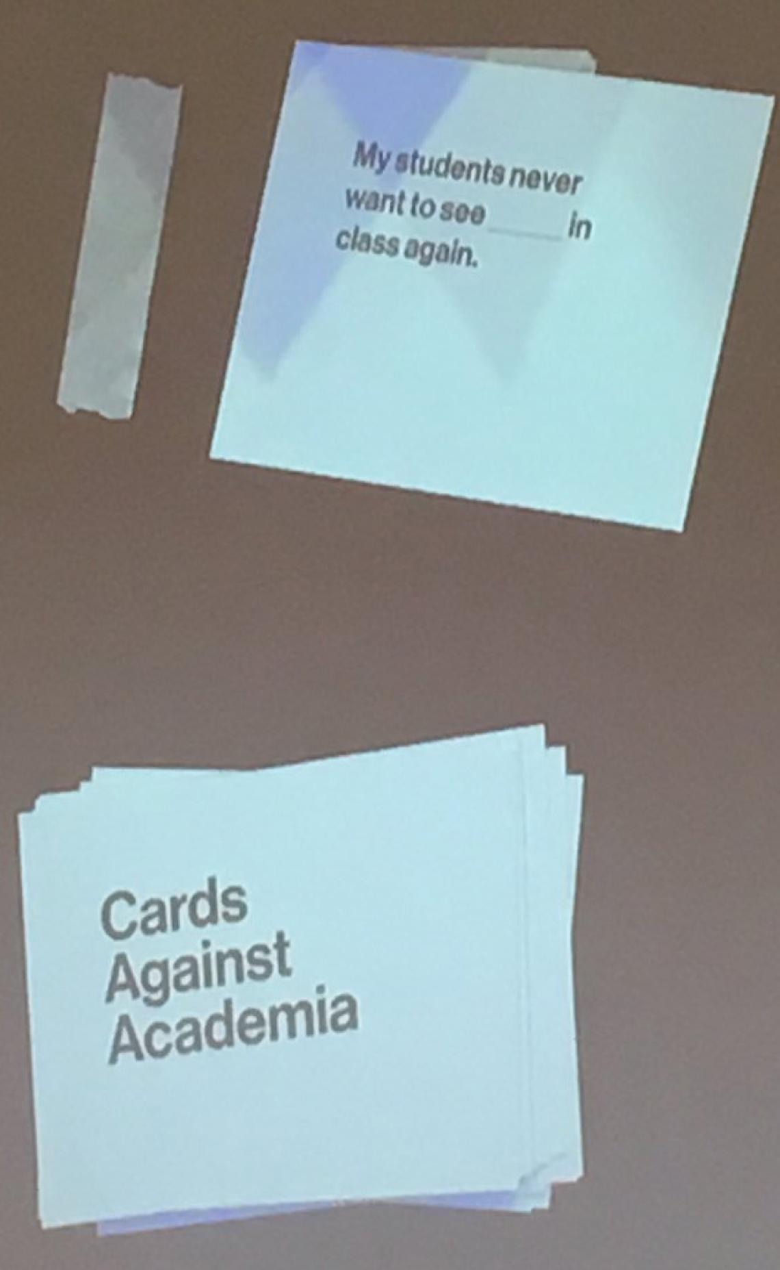 Cards Against Academia