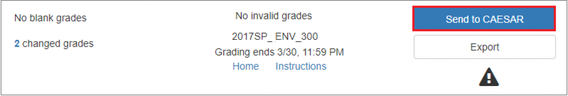 Submitting grades via GradeSync